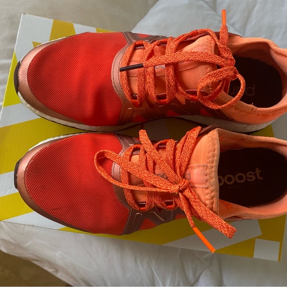 Adidas Pure Boost Xpose Orange Sneaker - Picture 2 of 7